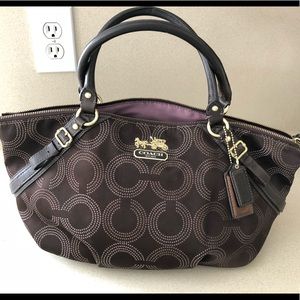 Coach Madison Dotted Op Art Sophia purse